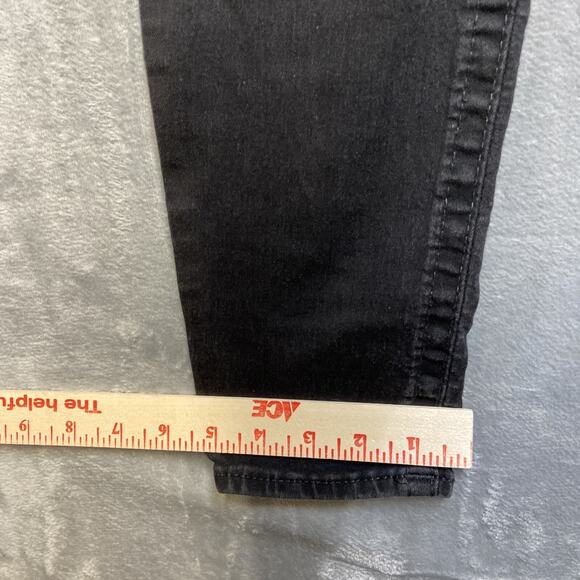 True Religion Skinny Jeans Women’s Size 31 Black Denim *Stretch Marks* - Picture 7 of 12